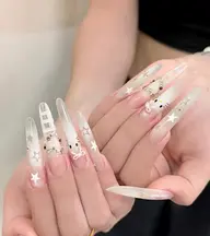 ロング長さチップ長さ出し＋150分アートし放題&パーツつけ放題