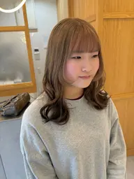 ダブルカラー+カット໒꒱.*