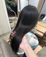 【就活前にも◎】暗髪透明感カラー