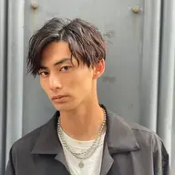 カット＋特殊パーマ＋眉毛＋トリートメント(#池袋#メンズパーマ#フェード#波巻きパーマ#ツイストスパイラルパーマ)