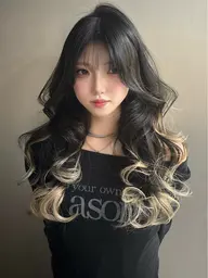 【ミニモ様限定】黒染め落とし➕ケアブリーチワンカラー➕シャンプーブロー込み【トリートメント要相談】