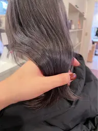 【平日限定】【17:00~】【1日1名限定‼️】【透明感たっぷり】ブリーチ+カラー+トリートメント🍒☆