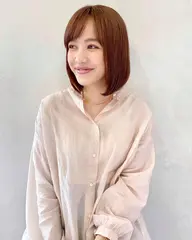 ボブヘアお任せ下さい✨つるんとコンパクトなボブカット(ミニボブ◎)+高保湿トリートメント🌱