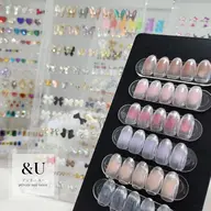 パーツアート1本プレゼント🎁 流行りの【チーク×マグネットフレンチネイル】