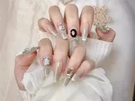 チップ長さだし持ち込みデザインつけ放題　6 本アート