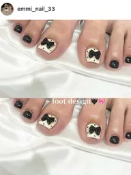 フット親指やり放題♡残りの指はワンカラー