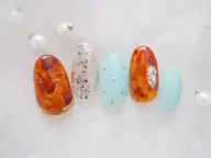 ハンド定額Designコース✨ジェルオフ無料・甘皮ケア込