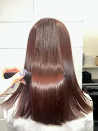 【気になるうねりに🌷】縮毛矯正➕髪質再生トリートメント✨縮毛矯正のダメージを内側から補修❕サラツヤ髪にします🩵