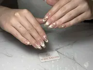 チップ長さ出し💕ガラスフレンチ/ミラーフレンチ/マグネットフレンチ