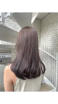 ☁️艶カラー+2step treatment☁️【ロング料金+550〜】