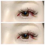 【3/31(火)のみ】ダブルフラットラッシュ160本(片目80本づつ)￥4500◎丁寧+持続力★目元写真撮影可能なかた◎