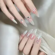 【長さだし10本】シンプル🎀アート4本まで/ジェルオフ無料