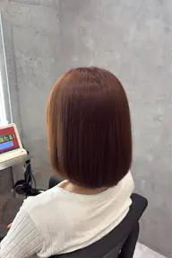 ボブカット練習モデル【顎下から肩上】　　　　シャンプーブロー込