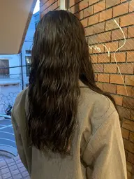 前髪パーマ+トリートメント