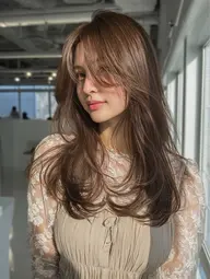 🫧透明感ブリーチなしWカラー🫧