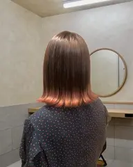 【インナーカラー、グラデーションカラー】ブリーチ1回＋カラーのメニューになります💫