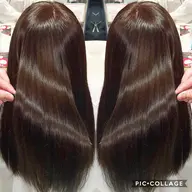 【艶髪⭐️内部補修コース】Aujua4ステップ＋圧倒的艶感Refaウルトラファインバブル＋前髪カット