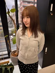 🐩 カット+ブリーチなしWカラー🍈