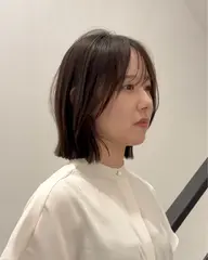 顔まわりカット+ケアカラー【暗髪カラー】【艶髪カラー】【透明感カラー】【顔まわりレイヤー】【レイヤーカット】