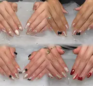 【𝐇𝐀𝐍𝐃】4本フリーアート+ワンカラーorマグフラ ※キャラ、痛ネイル不可