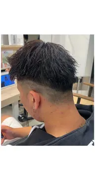 【縦落ちツイストパーマ⚡️】メンズカット+ツイストパーマ