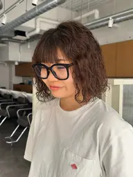 【レディースミディアム限定💭】ゆるっとくしゅ感‼️一気に垢抜け✨＋Aujuaトリートメント💫パーマモデル募集‼️