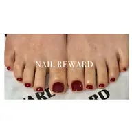 [オフ無し]フットワンカラーorラメグラデーション