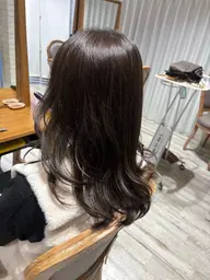ドライカット+透明感カラー+水素トリートメント