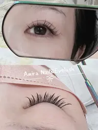 ワンホンマツエク♥︎サンフラワーデザイン♥︎120束¥6980。140束¥7980。【コーティング付き】