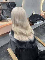 カット➕ケアブリーチ➕【光に透ける透明感】ダブルカラー➕【艶】2stepトリートメント🌟