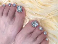 Foot Nail ✷ 親指Art Free ✶ ￥6,000