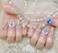 【スカルプ長さだし】持込デザイン17980(ゴテゴテデザイン、量産地雷推し）