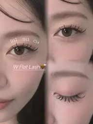 フラットラッシュ 下まつ毛20本まで🌸