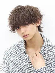 🎓ミニモ学割🎓  🚹メンズカット🚹＋🍡透明感ワンカラー🍡（ブラウン/ベージュ/茶髪/黒染め/暗染め/など）