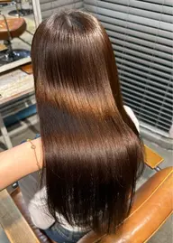 『乾かしただけ‪𓂃 𓈒𓏸』地毛風ストレート‪💫《3stepトリートメント付き》