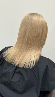 ヒートレスケアブリーチ🤍🩵ケラチントリートメント