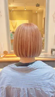 🍒高発色。✧。・゚ダブルカラー(ケアブリーチ+オンカラー)+marbb(ミニモ学割)学生限定❕🫧