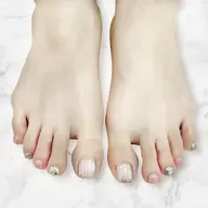 ご新規様限定👼🏻オフあり🤍フットジェルネイル🦶🏻🎀