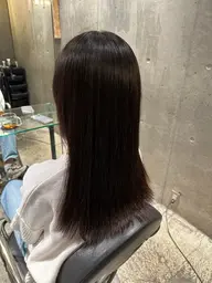 【超艶髪】弱酸性縮毛矯正+髪質改善トリートメント