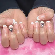 ハンドフレンチ（ラメライン込み）