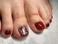 フットネイル　ワンカラー