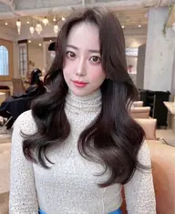 【ロング料金なし】ダメージレスカラー‪➕3stepトリートメント✨➕可愛く巻きしあげ🤍