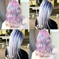 🌈【最近話題】🌈デザインカラー+トリートメント🌟✨✨✨絵に書いたような綺麗なデザインやりたい方におすすめ‼️韓国