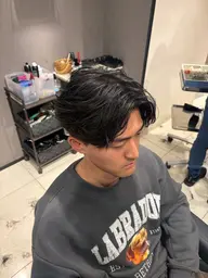 お🉐 🟡メンズカット&ケアパーマ&ハホニコトリートメント👑 ニュアンス、フェザーなど