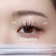 🤍特別価格🤍&healthy【アンドヘルシー】上120本マツエク×パーマ