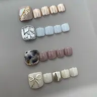 オフなし定額フットネイル