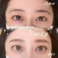 アイブロウWax&まつ毛パーマ🎀