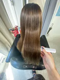 🌼今話題の酸熱トリートメント🌼カット+酸熱トリートメント+艶カラー