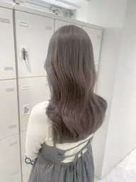 🎀~4月限定~🎀ダメージ低減ケアカラー+カット+超音波3stepトリートメント(ロング料金なし)