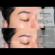 【アイブロウ】黄金比診断/美眉wax脱毛+眉メイク+顔wax付き　￥7,000→¥5,000